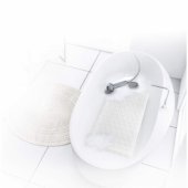 LA032661UFPFS Antibac Rubber Bath Mat, White