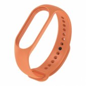 Silikoninis dirželis Xiaomi Mi Band serijai 3/ 4/ 5/ 6/ 7, oranžinis
