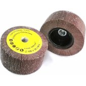 Glob šlifavimo taurė 100x50mm su M14 sriegiu, iš šlifavimo audinio, 60