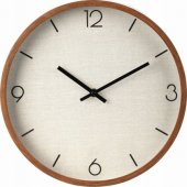 Wall Clock 30cm Brown