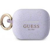 Silicone Glitter Cover for Apple AirPods Pro Purple
