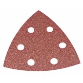 Klingspor trikampiai šlifavimo lapeliai su kibia jungtimi PS 22K 94x94mm, grūdėtumas 80, 5 vnt. 4