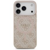 PU Leather 4G Colored Ring MagSafe Case iPhone 17 Pro Pink