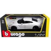 Bburago Nissan GT-R 1:24 baltas