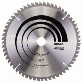 _1446298 Bosch pjovimo diskas Optiline Wood 254 x 30 mm, 60 dantų (260864043
