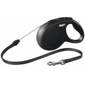 Flexi New Classic Automatic Cable Leash S 8m Black up to 12kg
