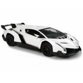 Sports Car R/ C 1:24 Lamborghini Veneno White 2.4 G Lights