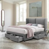 SUGI with mattress HARMONY DUO 160x200cm Grey