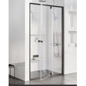 PDOP2 1200 mm h=1900 Black/ Clear glass