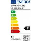 GTV ŹRÓDŁO ŚWIATŁA LED, G120-GLOB, SMD 2835, 4000K, E27, 18W,