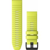 26 mm „QuickFit Amp“ geltonas silikoninis dirželis
