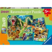 Ravensburger Puzzle dla dzieci 3x49 Scooby Doo