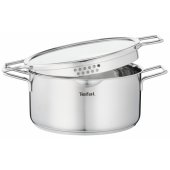 Nordica nerūdijančiojo plieno puodas / virimo puodas (24 cm, 4.8L / 5L).