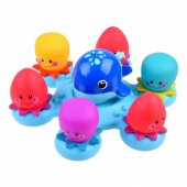 Jokomisiada Wieloryb i ośmiorniczki Zabawka do kąpieli ZA3378