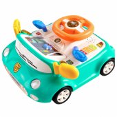 Interactive Panel Driving Simulator Car Lights Sounds Blue