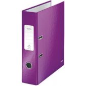 Segregator Leitz 180° Wow dźwigniowy A4 80mm fioletowy (10K302D)