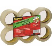 3M SCOTCH pakavimo juosta, akrilinė, 50mm, 66m, skaidri (8021684006)