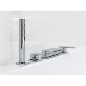 CR 025.00CR Four-Hole Bathtub Waterfall Tap with Set Chrome