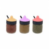 Spice jar 200ml glass mix