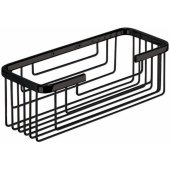Shower Basket Wire Black 25.2x10.2x8.6cm
