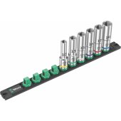 Wera Socket magnetic strip C Deep 1 galvučių rinkinys 1/ 2 (juoda/ žalia, 6?pi