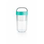 Jar To Go, 600 ml turkio spalvos