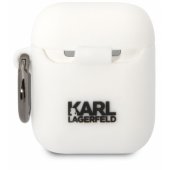 Choupette Silicone Case for Airpods 1/ 2 White