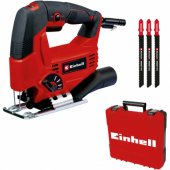 Einhell jigsaw TC-JS 80/ 1 kit (red/ black, 550 watts, incl. case & acce