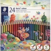 Staedtler trikampiai spalvoti pieštukai Noris Colour, 24 spalvos STAEDTLER