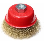 Dedra Brass butt wire brush 100mm M14 thread (F36-1