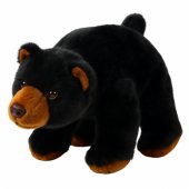 Plush Mascot Cuddly Toy Black Bear 28cm