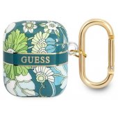 GUA2HHFLN Print Case for AirPods 1 / 2 Green Flower
