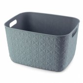 Basket Softex Blue 19L 38x29x22cm