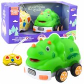 Remote Control RC Car For Toddlers Dinosaur Green