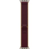 49mm Burgundy Trail Loop Natural Titanium Finish M/ L