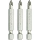 Dedra Pozidriv atsuktuvų antgalių rinkinys PZ1/ 2/ 3 x 25mm, lizdinėje pakuotėje