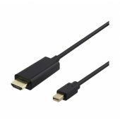 Cable Mini DisplayPort - HDMI 4k 30Hz 2m Black