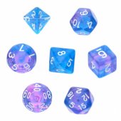 REBEL RPG kauliukų rinkinys - Moonstones - orchidėja