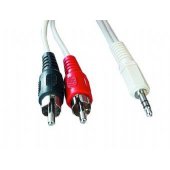 GARSO KABELIS 3.5MM-2PHONO 5M/ CCA-458-5M GEM