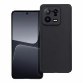 Matinis silikoninis galinis dėklas Xiaomi 13 Lite, juodas
