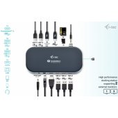 Thunderbolt 3/ USB-C Dual 4K Docking Station + Power Delivery 60W