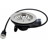 3.5” body with strainer, for automatic steel sink drain trap