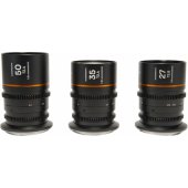 Nanomorph S35 Prime 3-Lens Bundle (27mm, 35mm, 50mm) (Amber) - L Mount