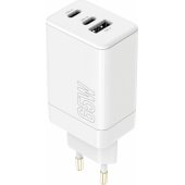 MXTC-08-65ACC PD QC 2x USB-C 1x USB 65W White