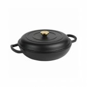 RH02525BEU7 Cast iron casserole 30cm black