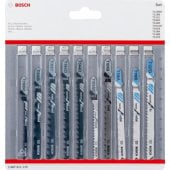 T-Shank Jigsaw blade Set for "Wood and Metal" (10 pcs.)