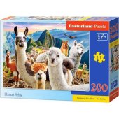 Castorland Puzzle 200 Llamas Selfie CASTOR