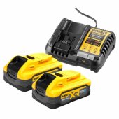 DEWALT Powerstack Battery Starter Kit DCB1104H2, incl. 2x 18V batterie