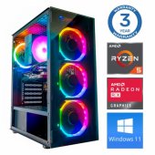 Ryzen 5 5500 16GB 500 SSD+2TB RX580 8GB W11Home