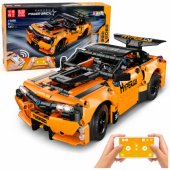 RC Car Remote Controlled Construction Blocks Orange 545 pcs.